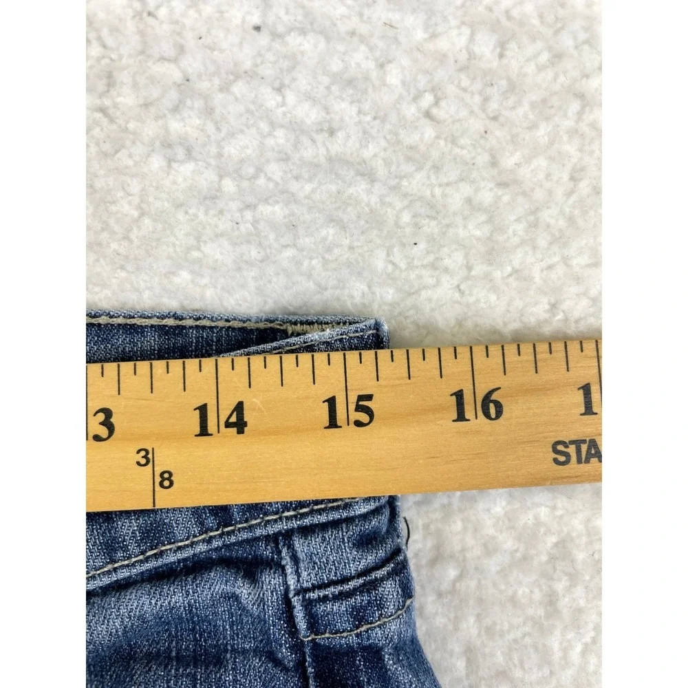 Hudson Byron Straight Leg Jeans Mens 30 Blue Medium Wash Stretch Denim Casual